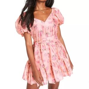 LoveshackFancy Target Cecile Puff Sleeve Dress
